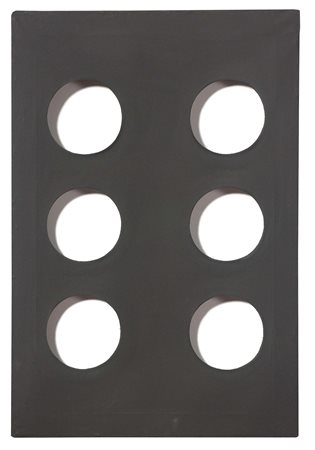 Dadamaino Milano 1935 - 2004 Volume, 1958 Idropittura su tela, cm. 60x40...