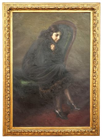 Bentivegna

"L'attesa" Roma
olio su tela (cm 141x95)
firmato e locato in basso