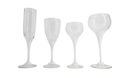 Rosenthal - Studio Line. Modello Snow Flower, servizio di bicchieri in vetro in