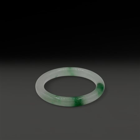 A Chinese apple green bangle