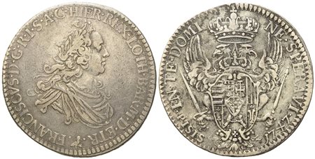 FIRENZE. Granducato di Toscana. Francesco II (III) di Lorena (1737-1765). Francescone da  10 paoli 1747. Ag (g 26,96; mm 40,2).