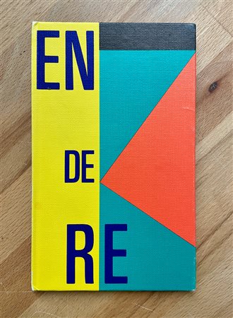 CATALOGHI AUTOGRAFATI (MIMMO PALADINO) - En De Re. Achille Bonito Oliva con Mimmo Paladino, 1980