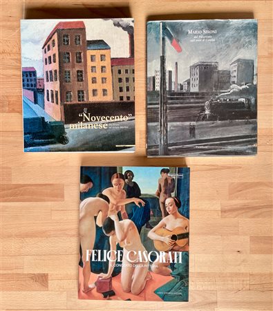 MARIO SIRONI E FELICE CASORATI - Lotto unico di 3 cataloghi