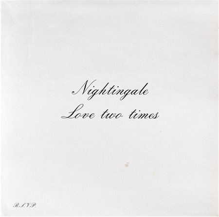 Nightingale. Love two times