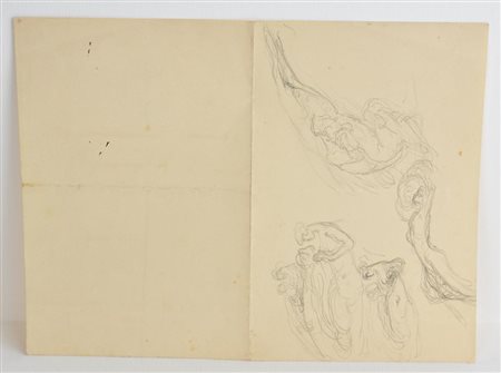 Edoardo Rubino SENZA TITOLO matita su carta, cm 27x21 L'opera presenta lievi...