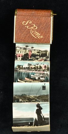 SOUVENIR DA SANREMO mini album con immagini della citt? del Festival della...