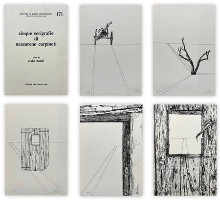 NAZZARENO CARPINETI - 5 serigrafie di Nazzareno Carpineti, 1977