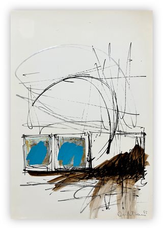 ANTONIO DEL DONNO (1927-2001) - Senza Titolo, 1988