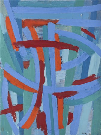 DIPINTO ASTRATTO DI LUIGI MONTANARINI, 1965-69
