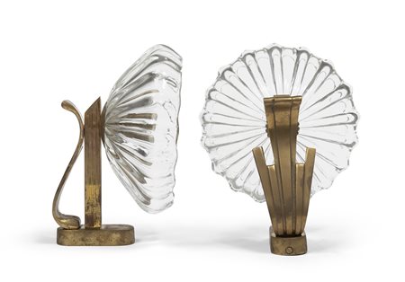 COPPIA APPLIQUES ART DECÒ,  ANNI '40