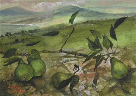 Ignoto PERE, 2001 acquerello su carta, cm 25x35,3 firma 'De Rosa' e data sul...