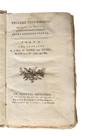Lotto di quattro volumi di argomento religioso   