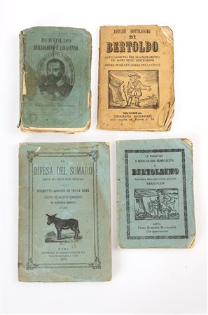 Lotto di 4 volumi satirici /umoristici, comprende:   