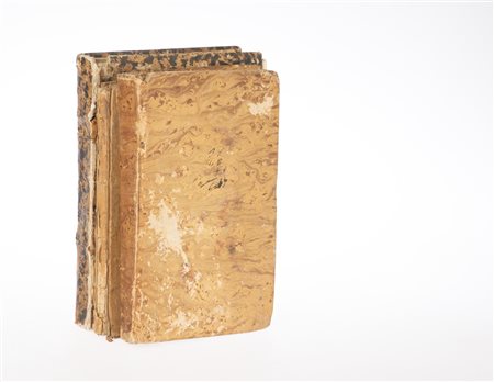 Lotto di tre volumi formato 4°/8°, rilegati in cartonato coevo, comprende:   