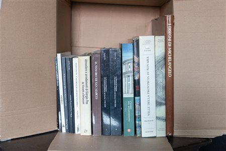 Box letteraria contenente lotto di 14 volumi d'arte   