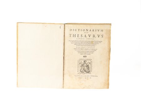 Dictionarium seu Thesaurus Latinae linguae   Robert Estienne