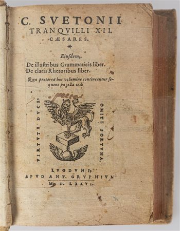 C. Suetonii Tranquilli XII Caesares. Eiusdem, De illustribus Grammaticis liber   Gaius Svetonius Tranquillus