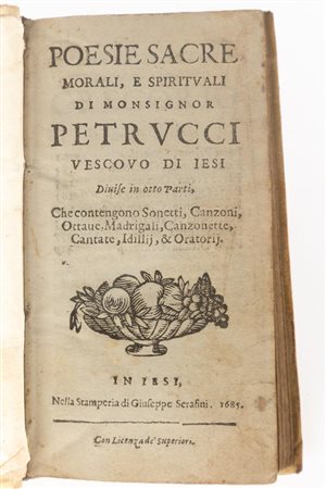 Poesie sacre morali e spirituali di monsignor Petrucci vescouo di Iesi   Pier Matteo Petrucci