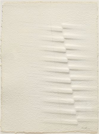 AGOSTINO BONALUMI
Bianco, 1981