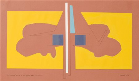 BRUNO MUNARI
Ricostruzione teorica di un soggetto quasi simmetrico, 1976