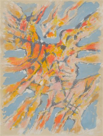 ALFRED MANESSIER
Maquette de la litho pour "xx siècle", 1967