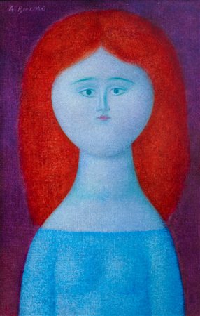 ANTONIO BUENO
Fanciulla fondo viola, 1974 ca.