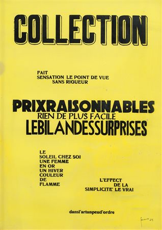 SARENCO
Senza titolo, 1965