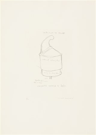 MARCEL DUCHAMP
Pulled at four pins, 1964
