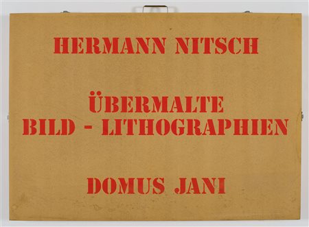HERMANN NITSCH
Übermalte Bild - Lithographen, 1991