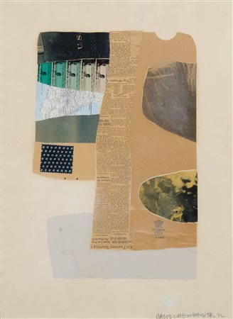 ROBERT RAUSCHENBERG
Composition (from Tares), 1972