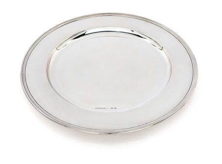 Sottopiatto in argento 800/000, Fratelli Stancampiano, Palermo dal 1870...