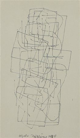 CHIGHINE ALFREDO Milano 09/03/1914 - Pisa 16/07/1974Senza titolo, 1956china...