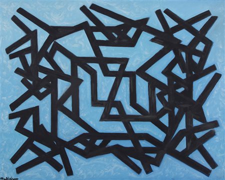 MEDICI DEL VASCELLO OSVALDO Torino 29/01/1902 - 1978Intreccio, 1963olio su...