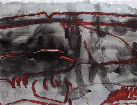 FRANGI GIOVANNI Milano 12/05/1959Senza titoloolio e tecnica mista su carta...