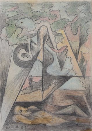 CIACELLI ARTURO Arnara (Fr) 28/05/1883 - Venezia 28/07/1966Dal cantico, 1912...