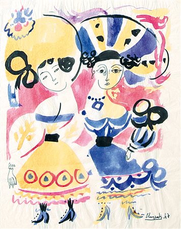 LUZZATI EMANUELE Genova 03/06/1921 - Genova 26/01/2007Senza titolo,...