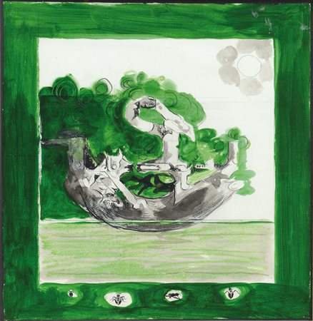 SUTHERLAND GRAHAM Londra 24/08/1903 - Mentone 17/02/1980Le Cygne II,...