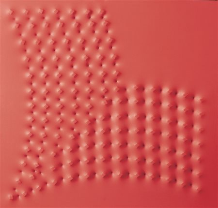 AMADIO GIUSEPPE Todi 19/05/1944Boarotela estroflessa cm. 92x92, firma e...