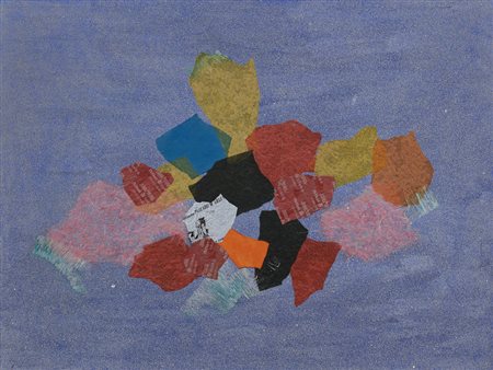 TURCATO GIULIO Mantova 16/03/1912 - Roma 22/01/1995L'acropoli, 1971olio,...