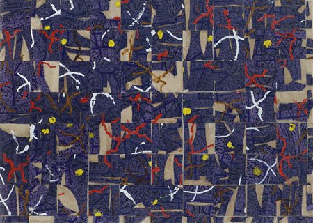 BIANCO REMO Milano 03/06/1922 - Milano 23/02/1988Senza titolotecnica mista e...