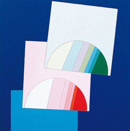 CARMI EUGENIO Genova 17/02/1920La fecondazione del quadrato, 1994olio su tela...