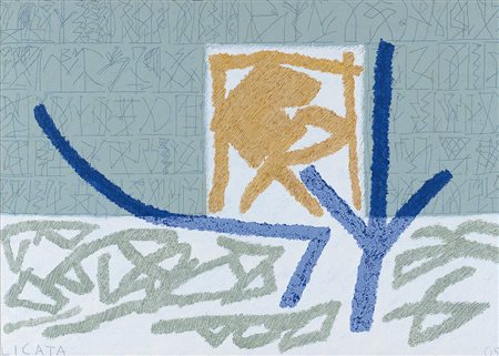 LICATA RICCARDO Torino 20/12/1929 - Venezia 19/02/2014Senza titolo, 2005olio...