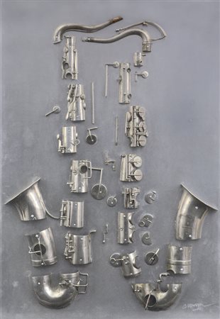 ARMAN FERNANDEZ Nizza 1928 - New York 22/10/2005Senza titolo, 2000saxofono...