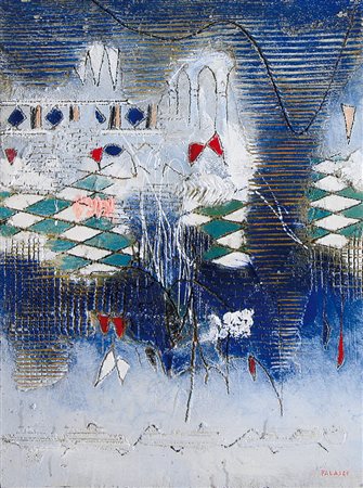 PALASGO DIEGO Noale (VE) 1954Omaggio a Venezia polimaterico (tecnica mista)...