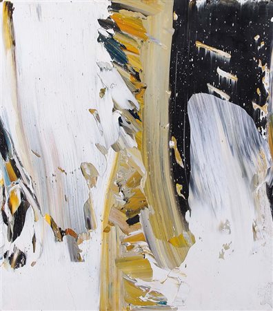 BARGONI GIANCARLO Genova 01/09/1936Andirivieniolio su tela cm. 80x70, firma e...