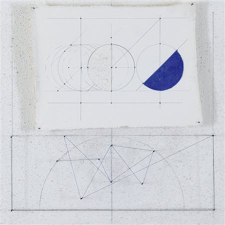 VALENTINI WALTER Pergola (Ps) 22/10/1928Le trame azzurre, 1982tecnica mista...