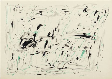 DORAZIO PIERO Roma 28/06/1927 - Todi 17/05/2005Senza titolo, 1957tecnica...