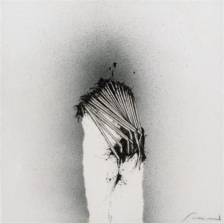 SCANAVINO EMILIO Genova 28/02/1922 - Milano 29/11/1986Presenza, 1980olio su...