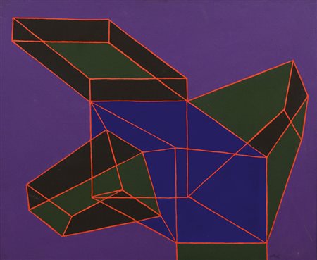 PERILLI ACHILLE Roma 28/01/1927L'armonia classica, 1972tecnica mista su tela...