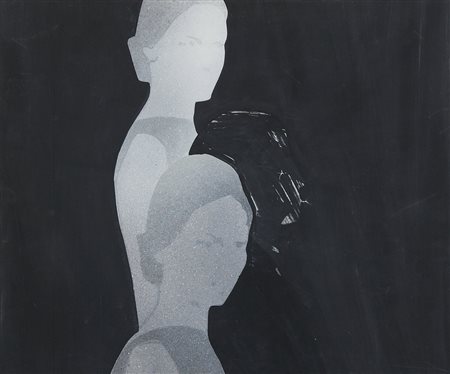 MAMBOR RENATO Roma 04/12/1936Senza titolo, 1964tecnica mista su cartoncino...